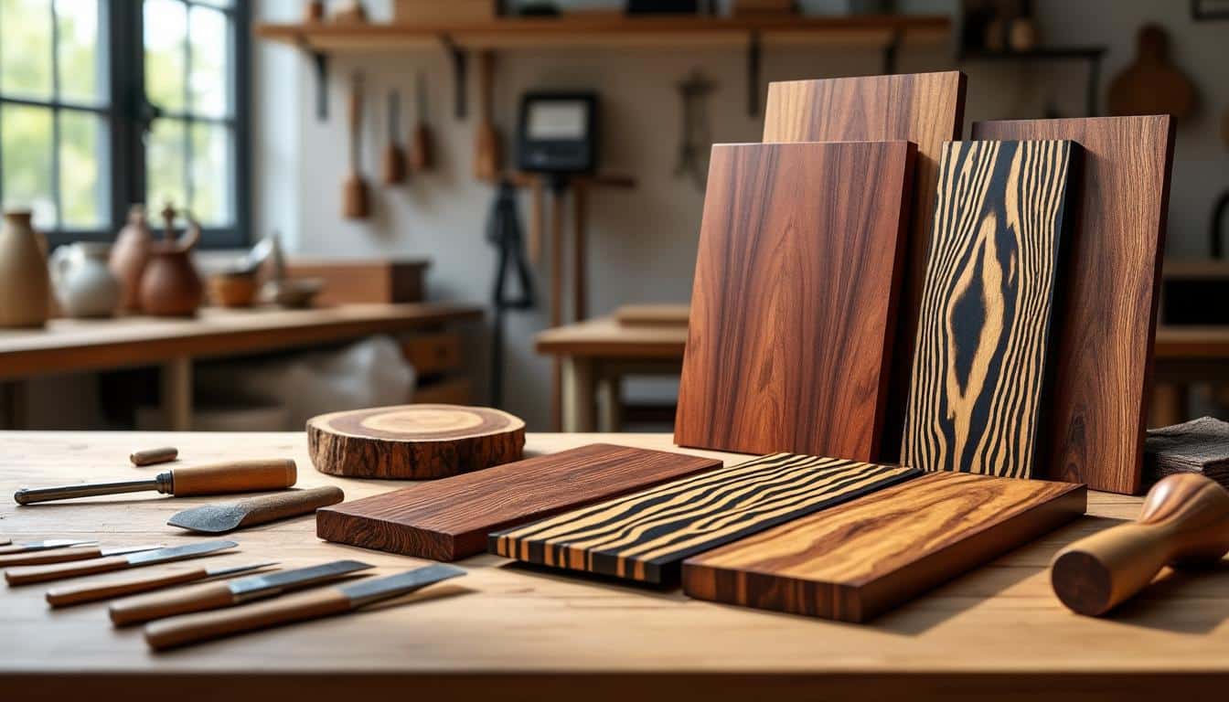 d&eacute;couvrez des essences de bois rares mais accessibles pour vos projets d'&eacute;b&eacute;nisterie moderne. conseils, choix responsables et inspiration pour artisans passionn&eacute;s.