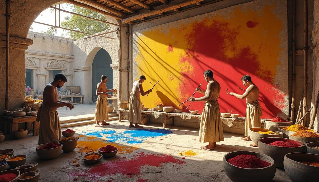 d&eacute;couvrez les techniques anciennes de peinture murale, leurs secrets et astuces, pour redonner vie &agrave; vos espaces avec un savoir-faire artistique traditionnel.