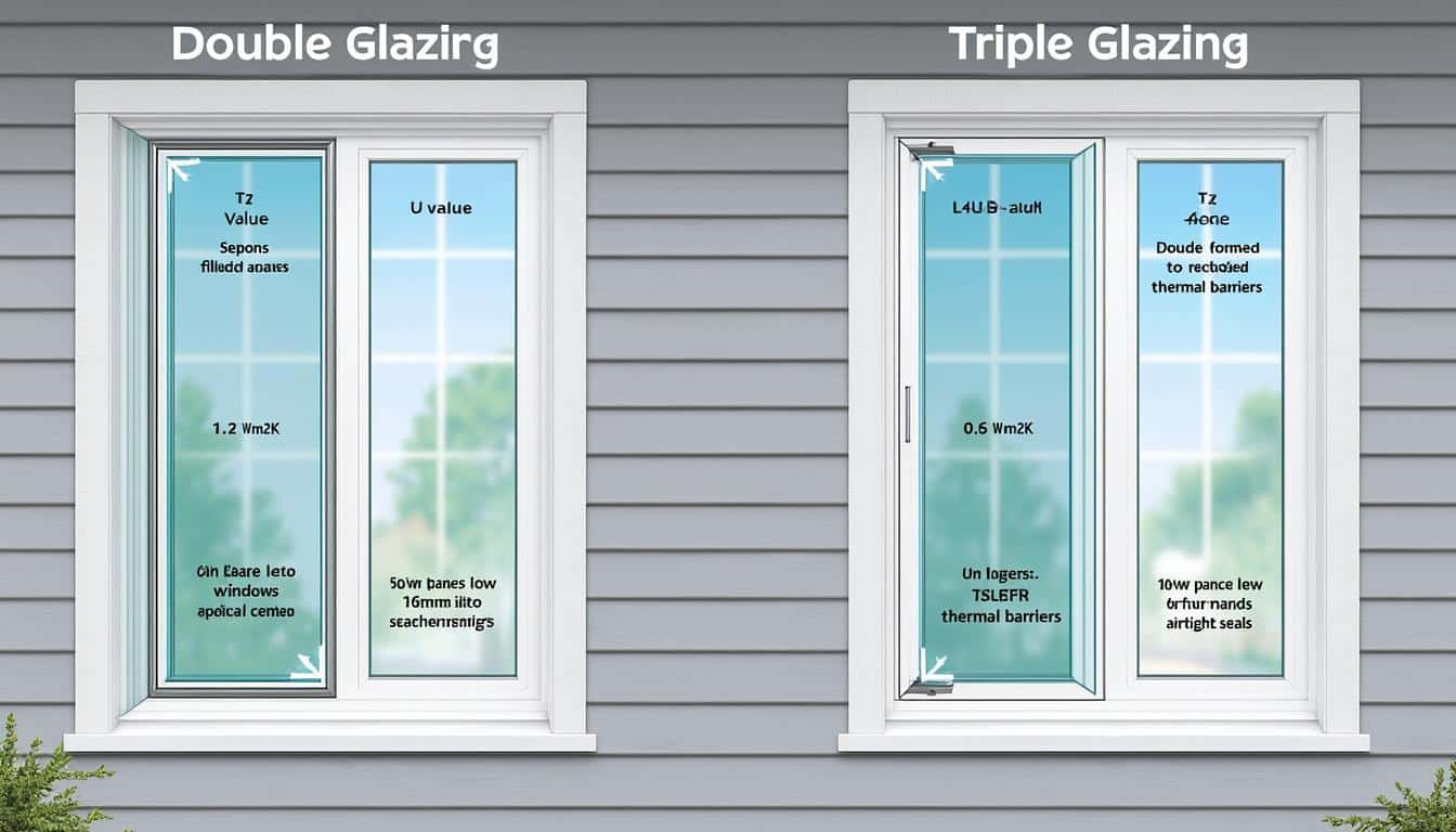 d&eacute;couvrez les diff&eacute;rences peu connues entre le double et le triple vitrage pour bien choisir votre isolation thermique et acoustique.