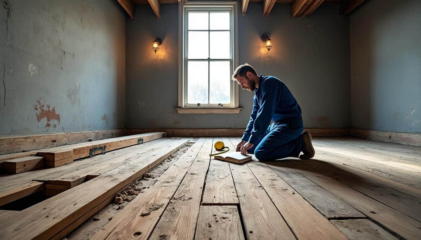 d&eacute;couvrez les m&eacute;thodes efficaces et s&eacute;curis&eacute;es pour renforcer un plancher ancien, assurer sa stabilit&eacute; et prolonger sa dur&eacute;e de vie tout en respectant les normes de s&eacute;curit&eacute;.