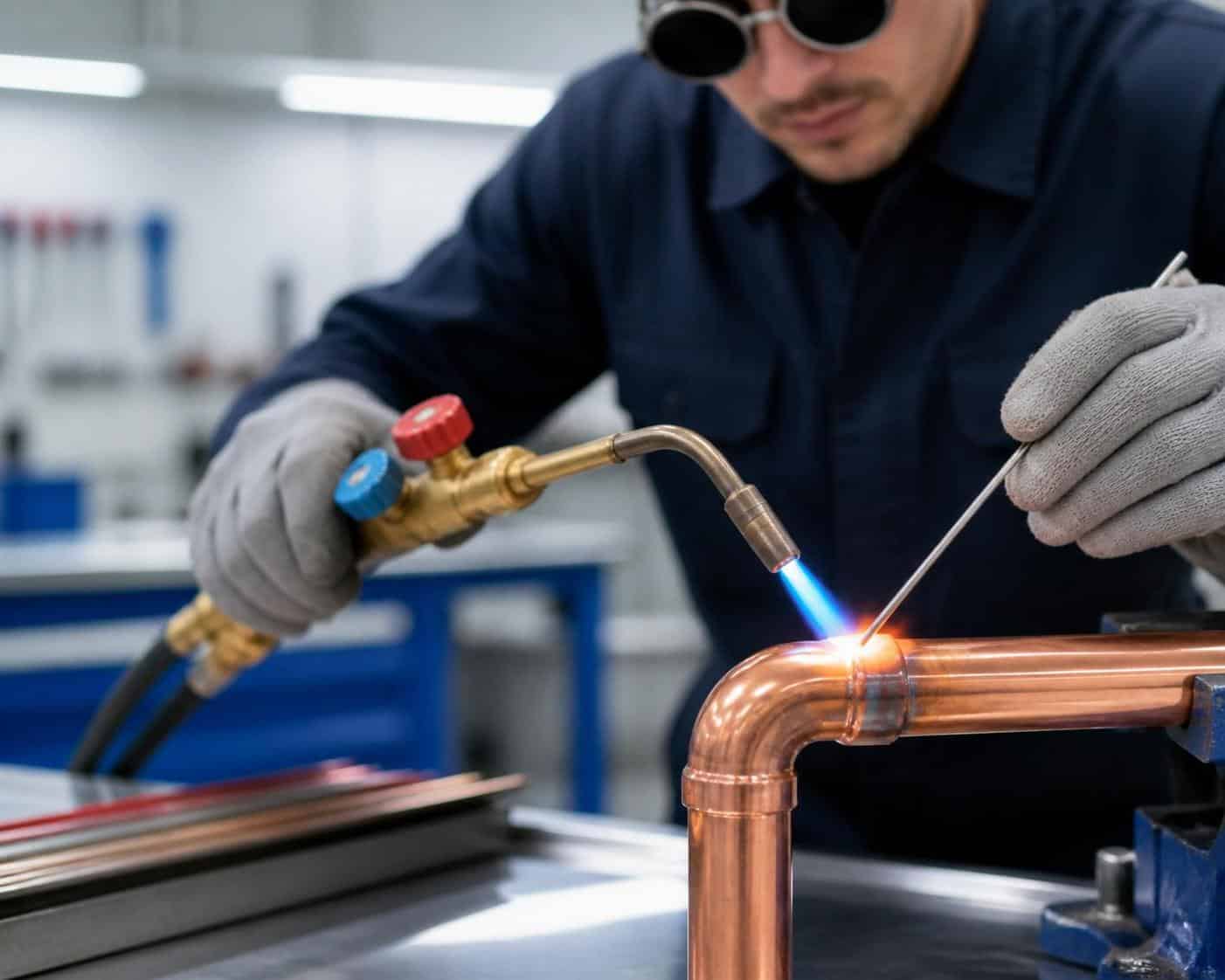 d&eacute;couvrez les techniques essentielles pour r&eacute;ussir une soudure cuivre parfaite, &eacute;tape par &eacute;tape, et obtenez des r&eacute;sultats solides et durables.