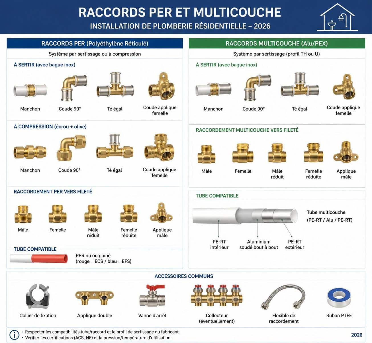 d&eacute;couvrez les diff&eacute;rences m&eacute;connues entre les tuyaux per et multicouche, leurs avantages, usages sp&eacute;cifiques et conseils pour bien choisir.