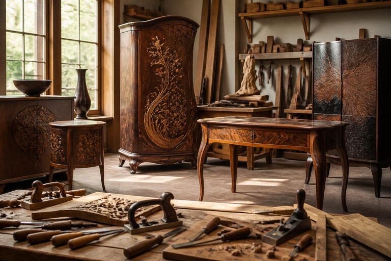 découvrez des idées rares en ébénisterie artistique pour créer des pièces uniques et originales qui subliment votre intérieur avec élégance.