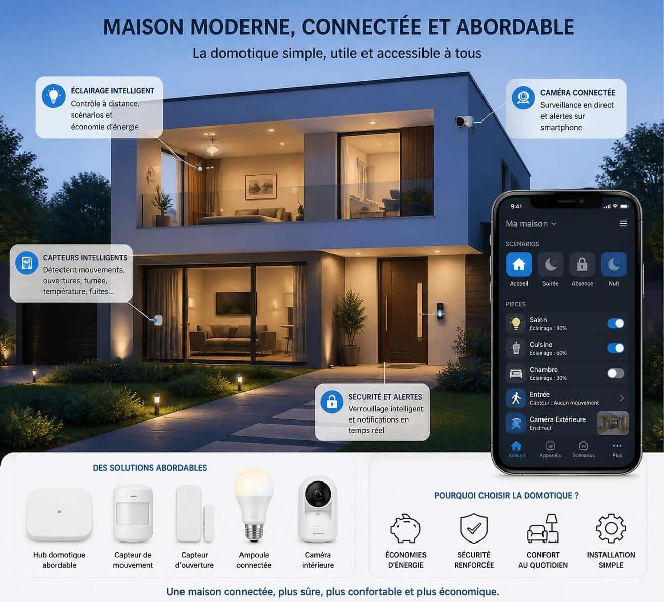 d&eacute;couvrez des syst&egrave;mes d'&eacute;lectricit&eacute; et de domotique rares &agrave; petit prix pour moderniser votre maison sans vous ruiner.